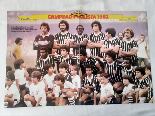 Corinthians Campeão Paulista De 1982 - Poster