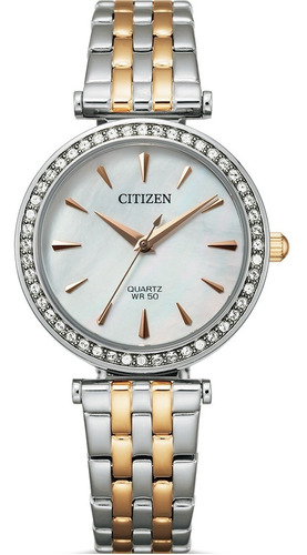Reloj Citizen Grabado Gratis Personalizado Mujer Madre Perla
