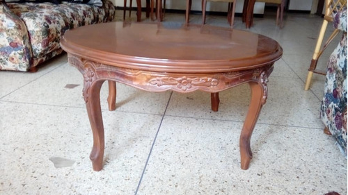 Mesa De Centro O Auxiliar Vintage En Madera Us $ 65,00