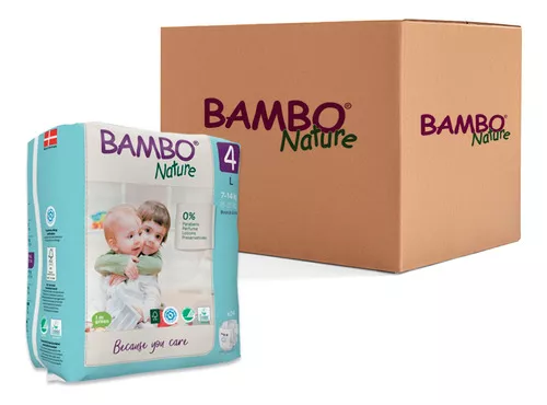 Bambo Nature Pañales Talla 6 XXL (16+kg), 40 unidades - EcoAlbacete