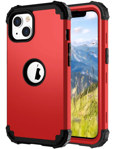 Funda Para iPhone 14/pro/plus/14pro Max 360 Uso Rudo 3 En 1