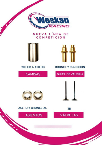 Válvulas Moto Mpi Kayak 150 Nitrurada Competicion - Racing