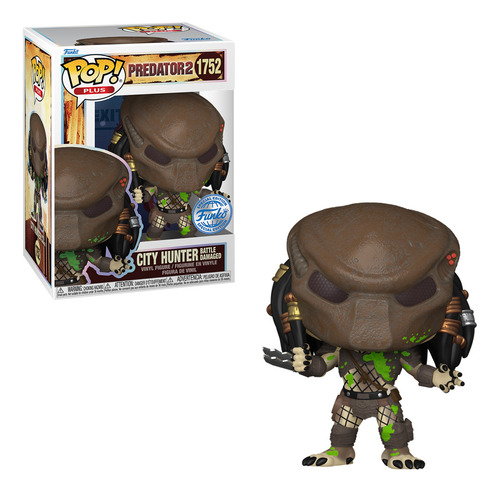 Muñeca Funko Pop Predator 2 City Hunter Battle Damaged 1752