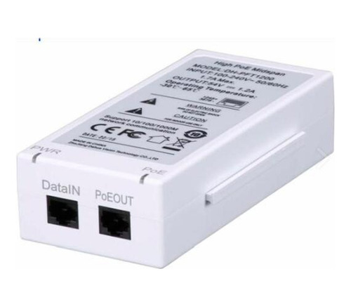 Inyector Hi-poe Midspan Gigabit 60wa Para Ptz Ip Dahua