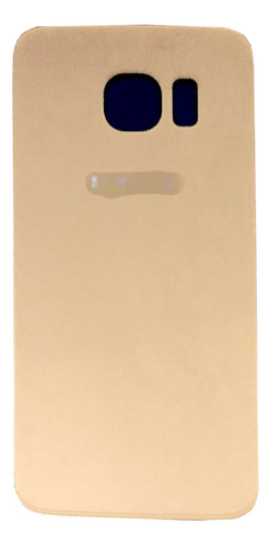 Tapa Posterior Compatible Con Samsung S6 Edge G925 Dorada