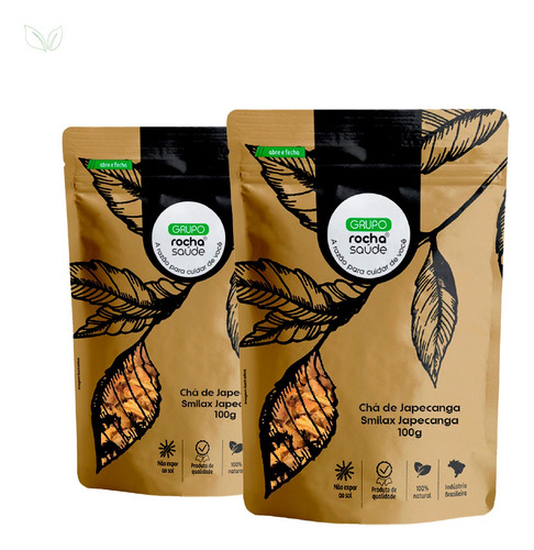 Kit 2 Pct Chá De Japecanga Smilax Japecanga 100g