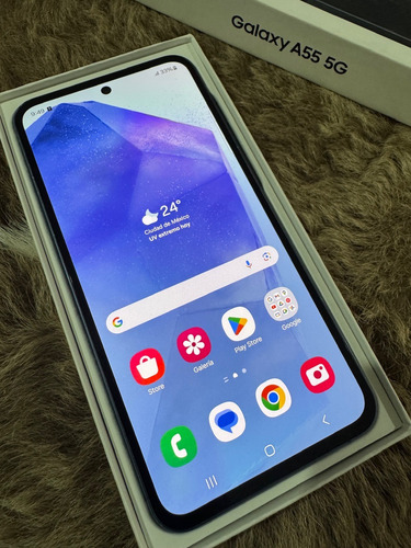 Samsung Galaxy A55 5g Dual Sim 128 Gb Azul Oscuro 8 Gb Ram Azul (Usado)