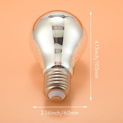 Cw Bombilla Led Led Infinity 3d Con Efecto De Fuegos