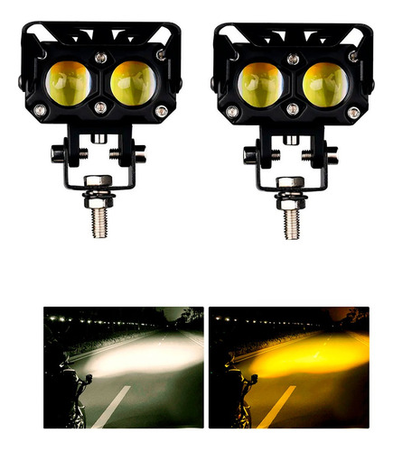 Exploradoras Turbo Led Doble Color Antiniebla 12000lm 12/24v