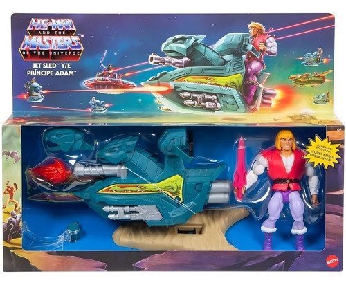 Trineo a reacción de Masters Of Universe Motu Principe Adam Mattel Gpp30