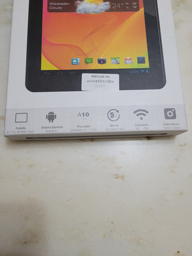 Tablet Olidata Wb10-l Prácticamente Nueva, No Se Usó Gris Claro (Usado)