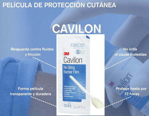 25aplicadors 1ml Cavilon 3343 Piel Protecc Pelicula Barrera