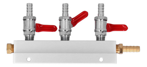 Colector De Distribución De Gas Divisor De 3 Vías Co2 5/16 P