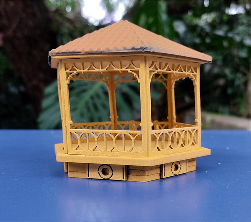 Jr - Pérgola Para Maqueta Ferromodelismo Esc. H0 Armada!!