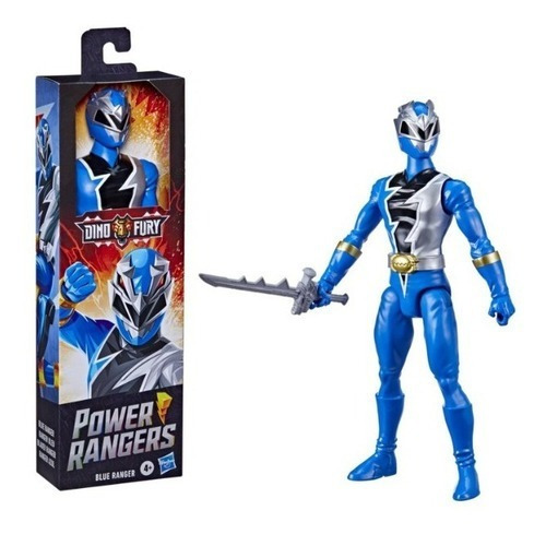 Figura Power Rangers Dino Fury Blue Ranger - Hasbro