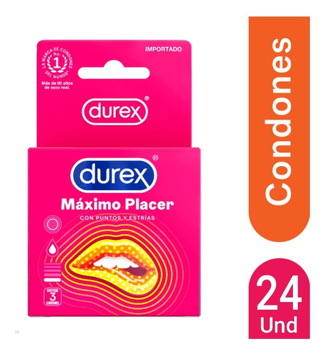 Durex Máximo Placer 24 Preservativos