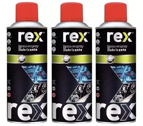 3 Grasa En Spray Lubricante - Multipropósito - Rex - 450ml
