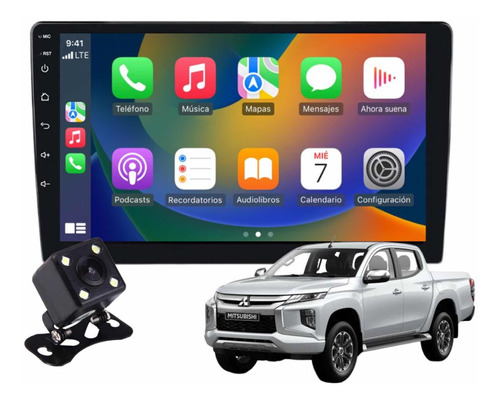 Estéreo Android Mitsubishi L200 21-22 Wifi Gps Bluetooth 