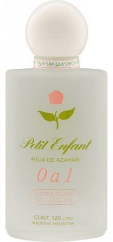 Agua De Azahar Petit Enfant 0 A 1 X 60 Ml.