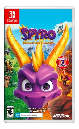 Spyro Reignited Trylogy, 3juegosen1, Nintendo Videojuego2024