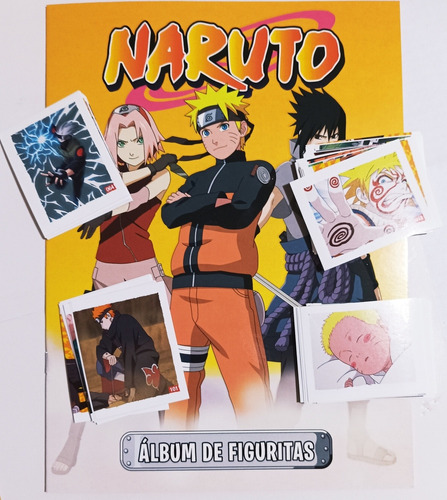 Naruto - Album + Figuritas A Pegar!