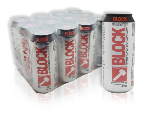 Energizante En Lata Block Energy Drink Pack X12u 473ml