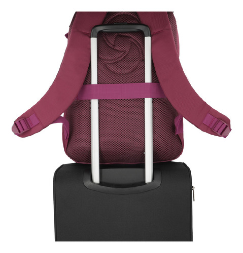 Mochilas Samsonite Reformation Moonlight Violeta Rojo Medio Diseño De La Tela Burgundy Purple