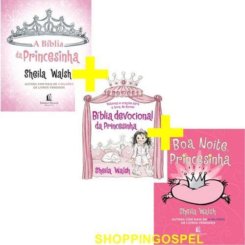 Bíblia Da Princesinha + Boa Noite Princesinha + Devocional