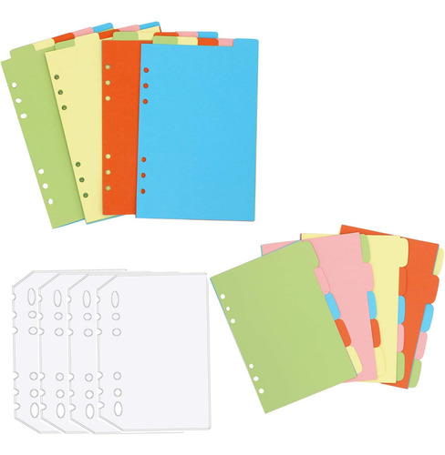 Long Tao 12 Set A5 6 Agujeros Durable Colorido Cuaderno De H