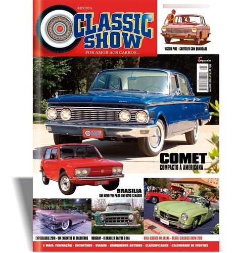 Revista Classic Show 99, Vw Brasilia, Comet, Araxá. 