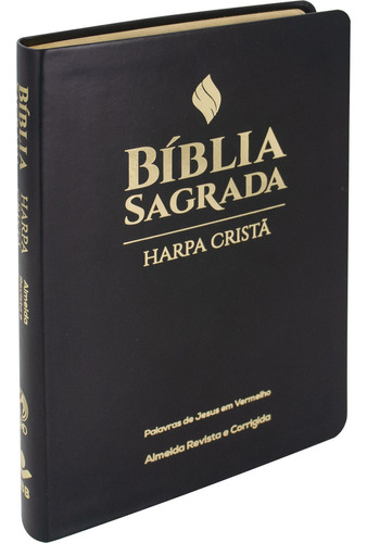 Bíblia Sagrada Letra Grande Com Harpa Cristã - Capa Semiflexível Ilustrada: Cpad, De Cpad. Editora Cpad, Capa Mole, Edição 1 Em Português