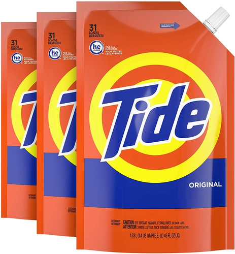 Detergente Liquido Para Ropa Sucia Tide