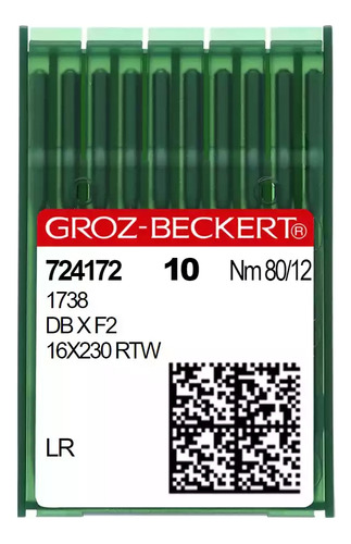 20 Agujas Groz-beckert® 1738 Lr/dbx1 Lr - 80/12, Lr