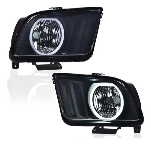 Faros De Mustang Ojo De Angel Led 05 06 07 08 09