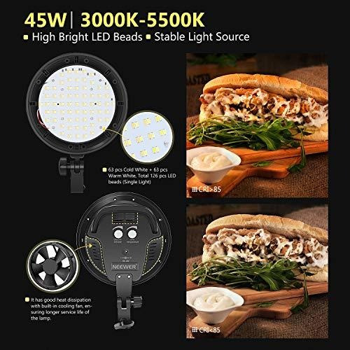 Imagen 2 de 6 de Kit Iluminacion Para Softbox Luz Led Fotografia 2 Unidad