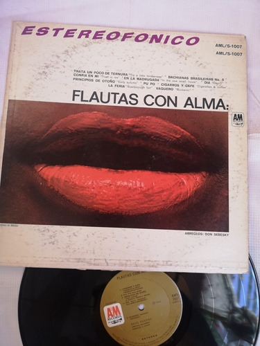 Flautas Con Alma Disco De Vinil Original 