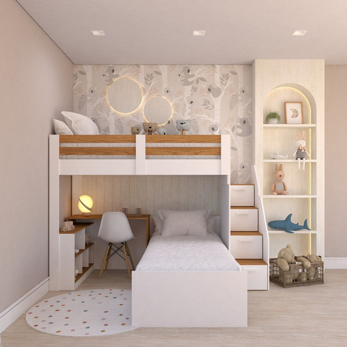 Beliche Star Office Infantil/ Juvenil Multifuncional Cg