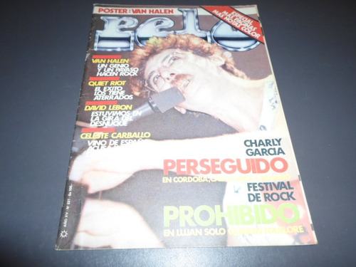 Pelo 221 Charly Garcia Van Halen Quiet Riot Duran Duran 