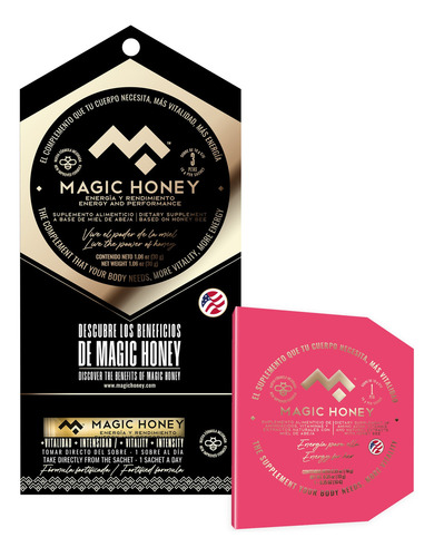 Miel Magic Honey Líquida Sachet 3x10g Mas 1 Edicion Especial
