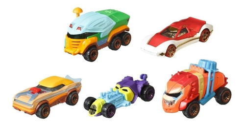Hot Wheels Masters Of The Universe He Man Pack 5 Carros Motu