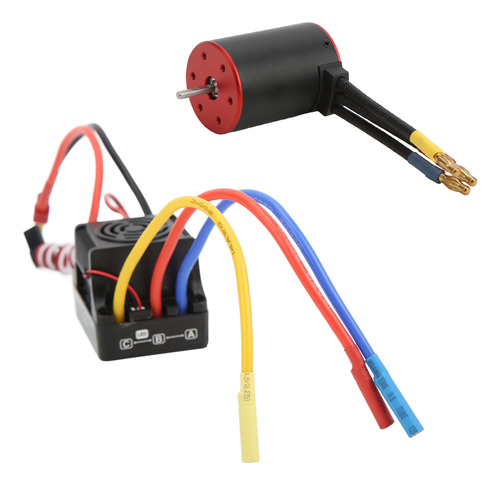 Combo De Motor Sin Escobillas Esc Rc 3650 3900kv A Prueba De