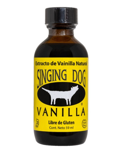 Extracto De Vainilla Puro 59 Ml Singing Dog Libre De Gluten