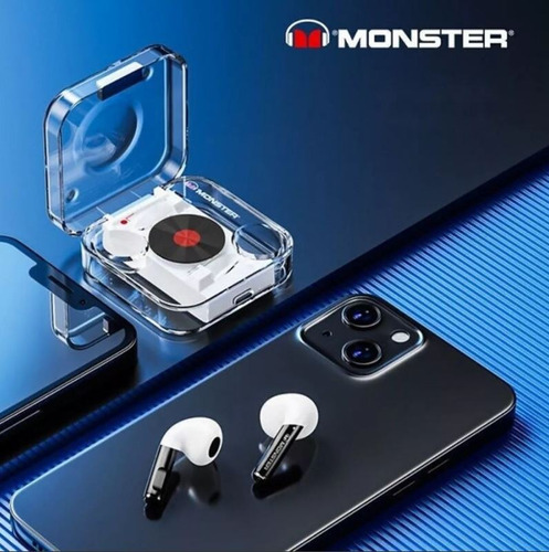 Audifonos Monster Inalámbricos Xkt01 Airmars Color Blanco