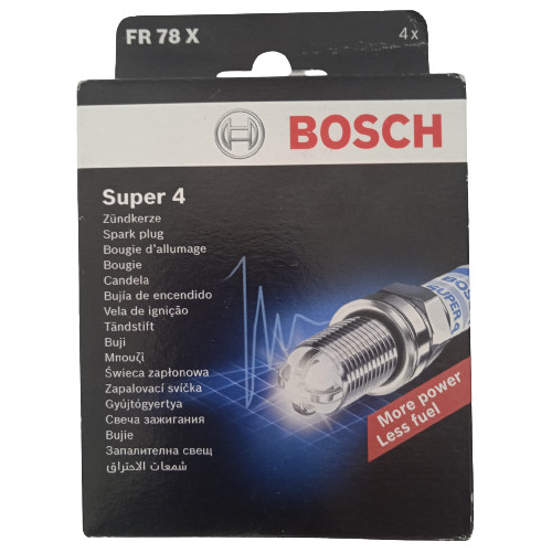 Bujias Bosch Fr78x Super 4 Hyundai Accent 1.3i