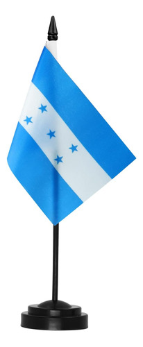 Bandera De Escritorio Anley 30 Cm De Altura - Honduras