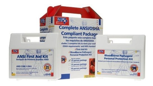 Kit Primeros Auxilios Completo 25 Personas (osha)