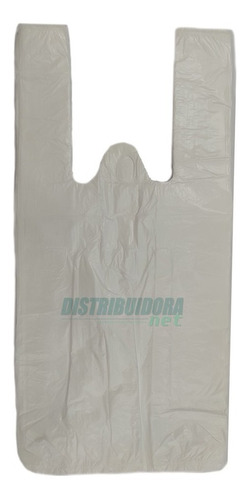 Bolsa Camiseta Blanca 20x30 X 5000 Unidades 