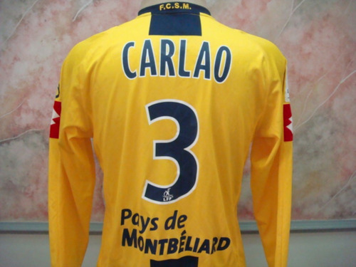 Camisa Futebol Sochaux Montbeliare França Lotto Jogo 2411