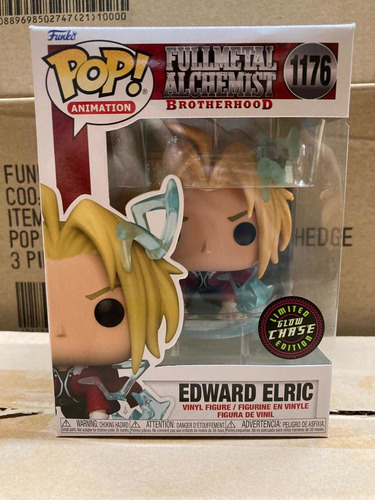 Edward Elric Chase 1176 Full Metal Alchemist Funko Pop Glows