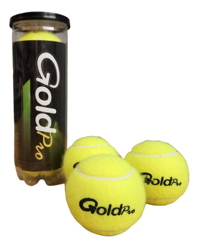 Tubo De Pelotasx3 Tenis Padel Gold